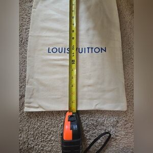 Louis Vuitton Cotton Dust Bag with Blue Logo